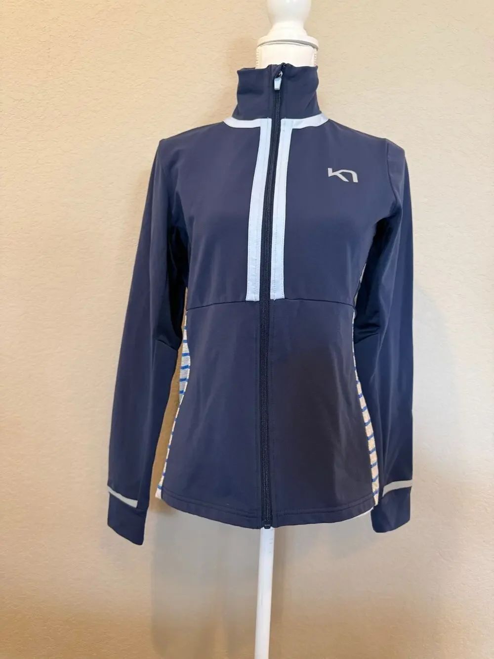 Kari Traa Blue Toril Track Jacket Medium